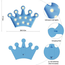 Crown Shaped LED Decorative Night Lamp (1 Pc)