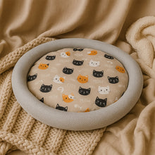 Meow Print Bed